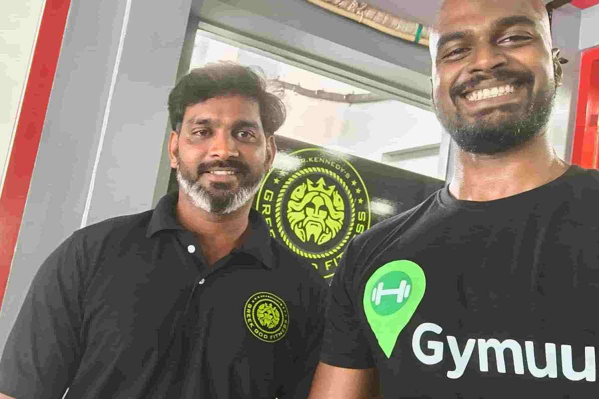 The Gymuu team visiting Greek God gym